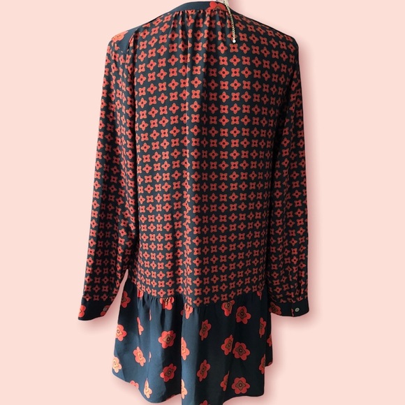 Loft Floral Flounce Dress - Picture 3 of 6